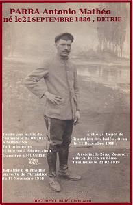 5 GUERRE 14-18 PARRA ANTONIO MATHEO 3